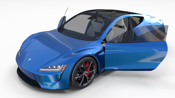 Tesla roadster blue discount