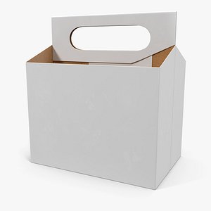 6 pack bottle holder 3d model