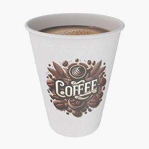 Paper Coffee Cup B2 3D model
