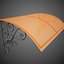 Wrought Iron Awning 7