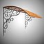 Wrought Iron Awning 7