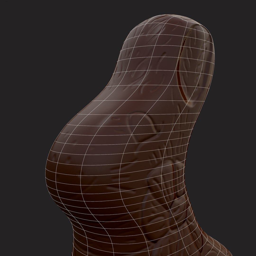 3D Chocolate Bunny - TurboSquid 1884019