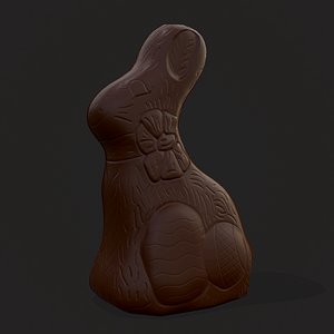 3D Chocolate Bunny