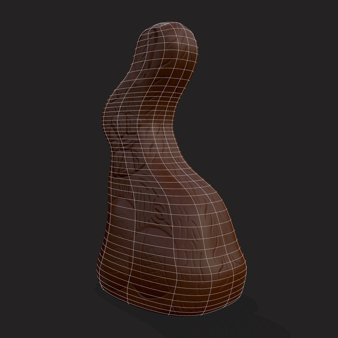 3D Chocolate Bunny - TurboSquid 1884019