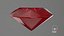 3D Round Brilliant Cut Ruby model