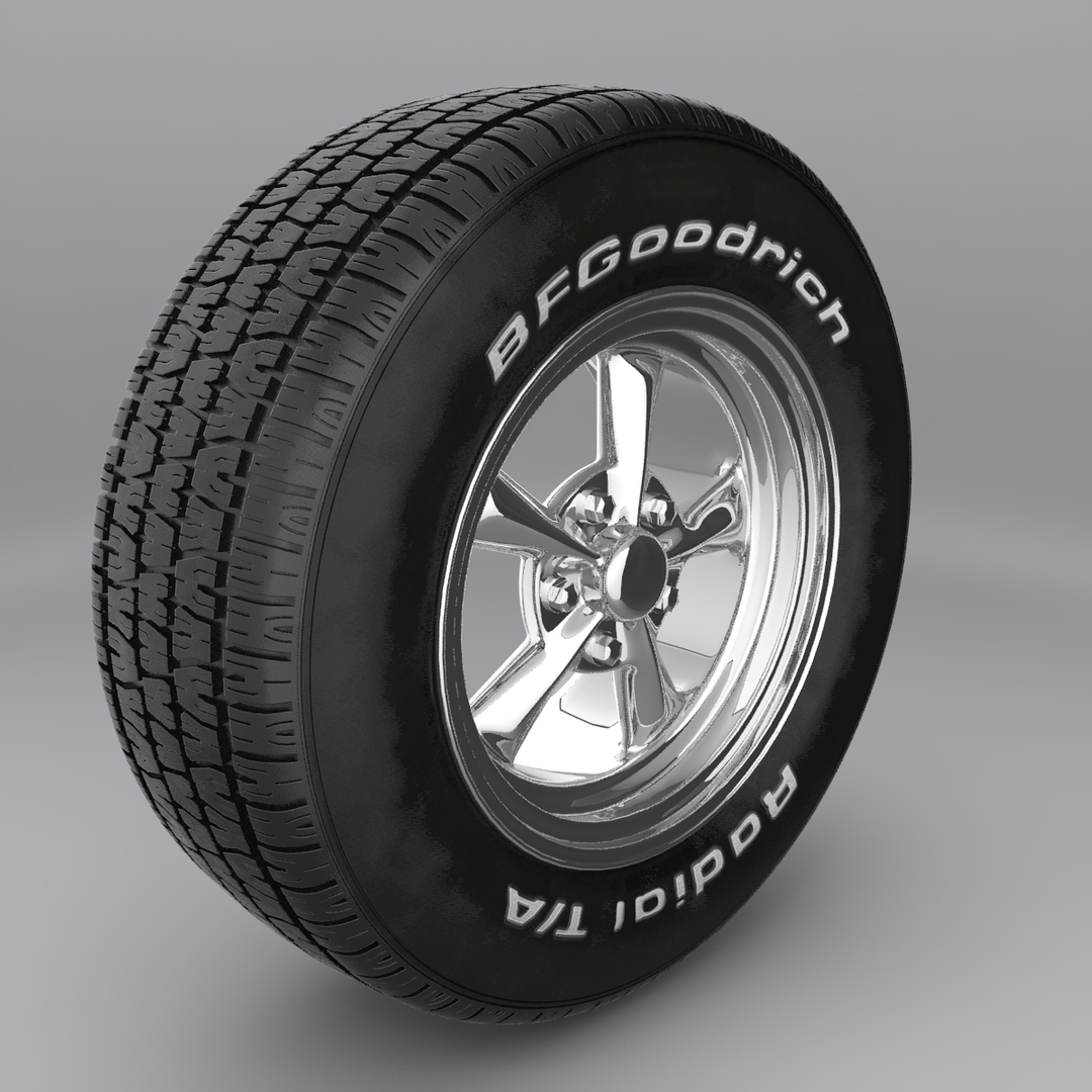 Hot Rod Rim 3d Obj