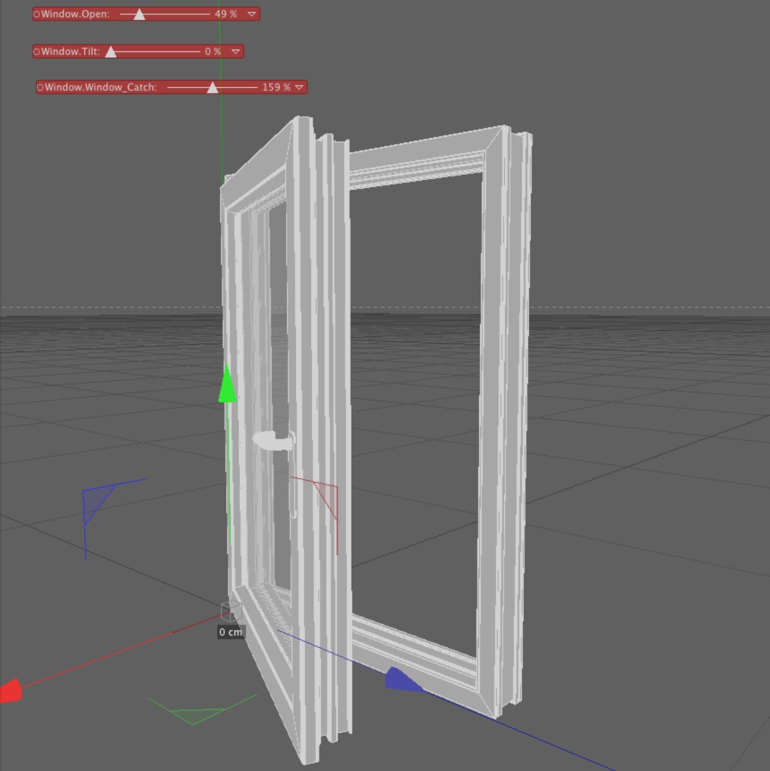3ds Modern Window