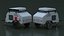 Camping White Trailer Lights On 3D model
