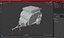 Camping White Trailer Lights On 3D model