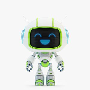 lovely robot - companion 3D