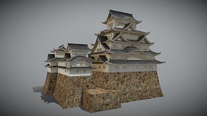 3D model Himeji Castle