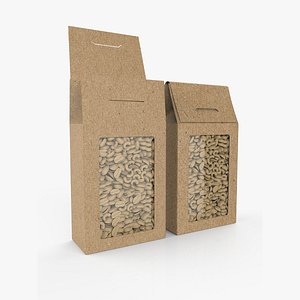 peanut packaging 3D model