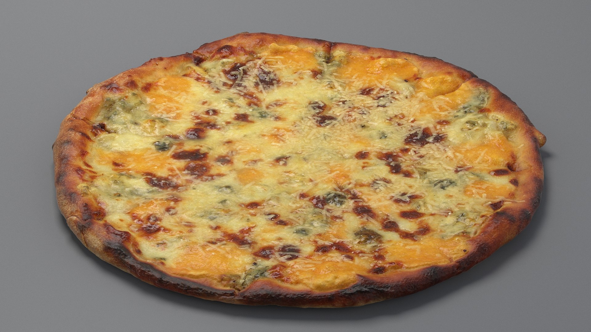 Realistic Pizza 2 3D - TurboSquid 1803873