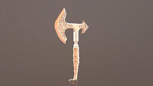 axe zbrush modelling model