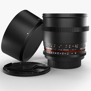 3D samyang cine 85mm