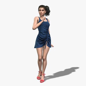 3D model High Quality Female Avatar 3D Model