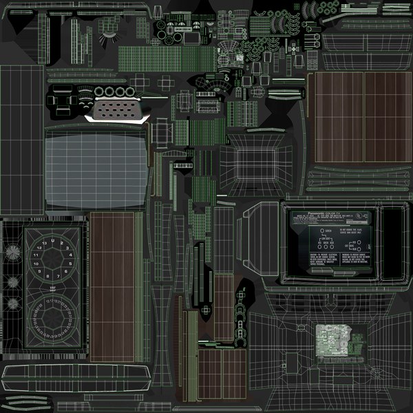 modelo 3d Tv Panasonic 8K PBR Texturas - TurboSquid 1912324