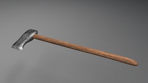 3D axe vr ar model