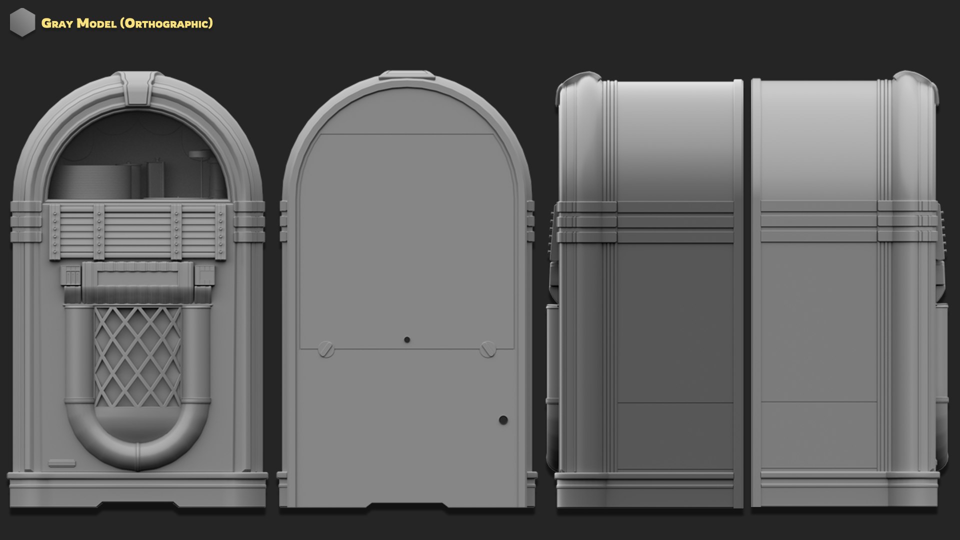 3D Retro Jukebox Asset - TurboSquid 2230253