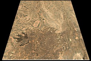 Mecca Red Sea n23 e41 topography Saudi Arabian 3D