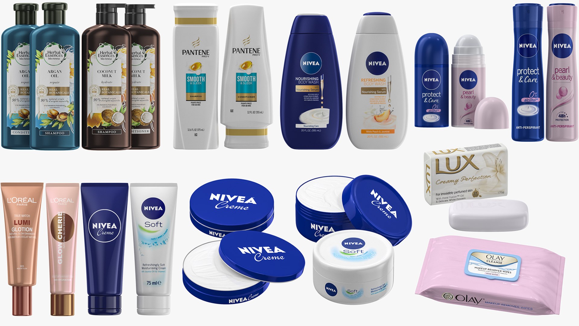 3D essences shampoo conditioner cosmetics model https://p.turbosquid.com/ts-thumb/uX/Tby1qc/1r/cosmeticscollection2/jpg/1614265472/1920x1080/fit_q87/a7c9d5ceefbd11774027987cca04d16595a03bc4/cosmeticscollection2.jpg