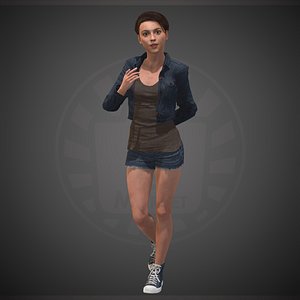 3D character people human