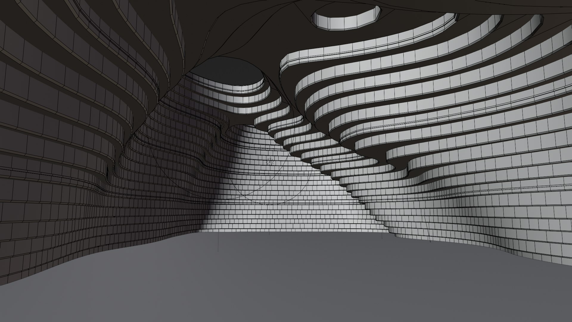 3D Model Abstract Concept Hall Inteiror Clear 3D Model - TurboSquid 2039840
