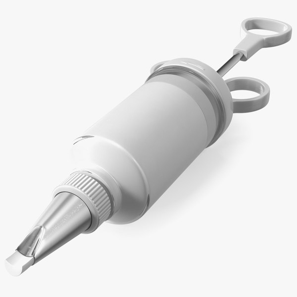 Cake Decorating Icing Syringe with Cream 3D model - TurboSquid 1781656