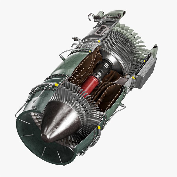 免费飞机发动机3D模型下载| TurboSquid