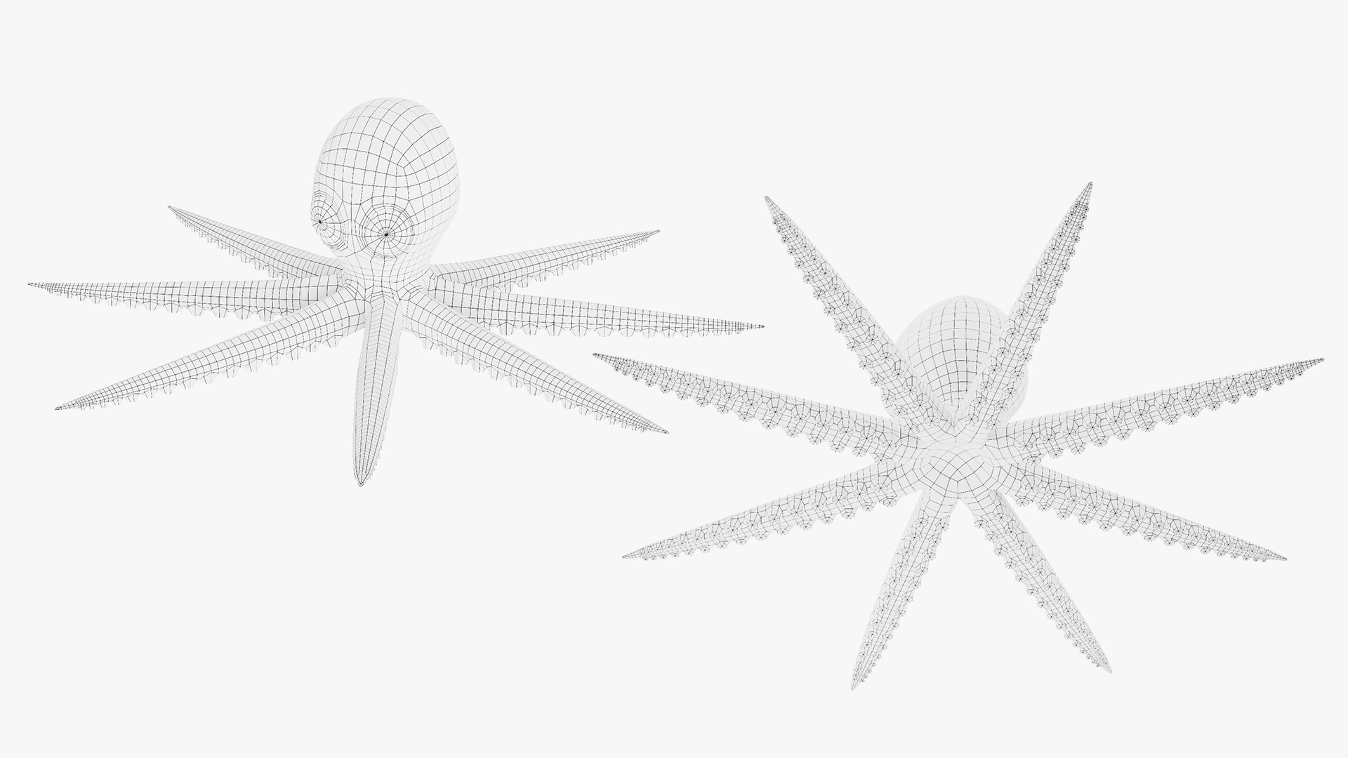 3D Cartoon Octopus - TurboSquid 2216602