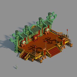gang building - martial arts 3D