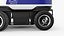 Blue Delivery Robot Kiwibot Rigged