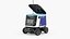 Blue Delivery Robot Kiwibot Rigged
