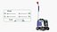 Blue Delivery Robot Kiwibot Rigged
