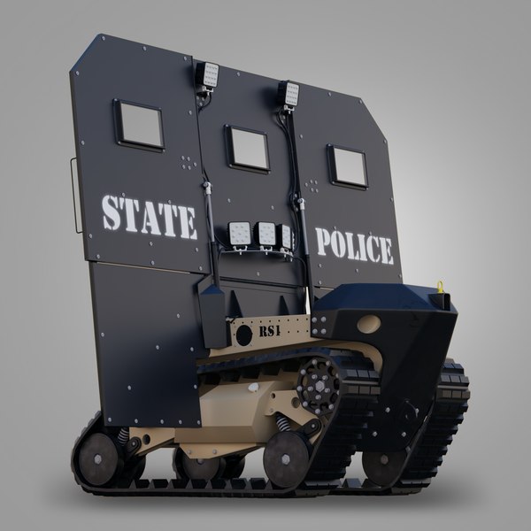 robotic ballistic shield rbs1 3d max