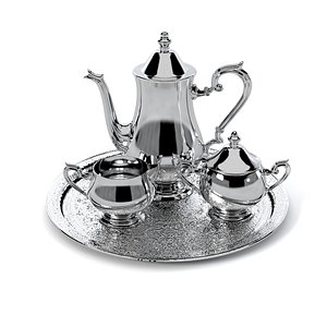 hollowware gadroon silverplated 3d model