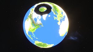 world lamp printable together normal globe 3D model