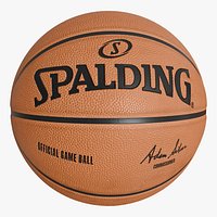 Realistic Basketball Spalding Official 4K