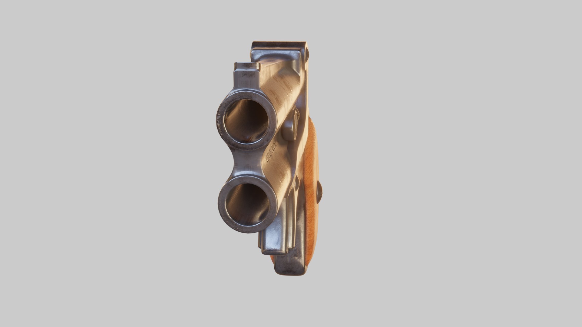 3D Derringer Revolver Model - TurboSquid 1898553