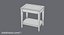 scandinavian-side-table 3D model