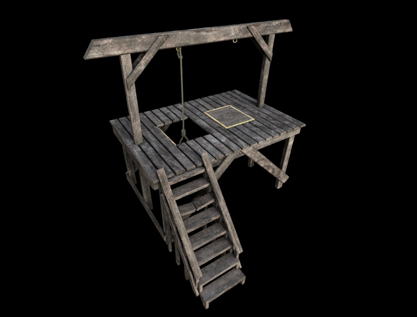 gallows aged 3D model https://p.turbosquid.com/ts-thumb/uX/utszMf/cXyiH49f/gallows6/png/1501908142/1920x1080/fit_q87/e32f9795c70168aa9d0cf3f56e8ba17399760846/gallows6.jpg