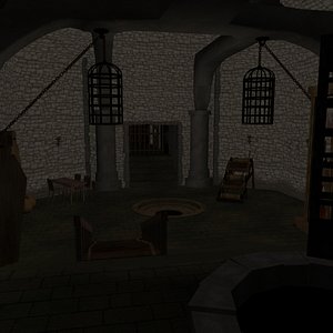 dungeon torture chamber 3d model