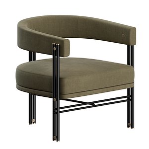 Bamboo Armchair by Praddy 3D model