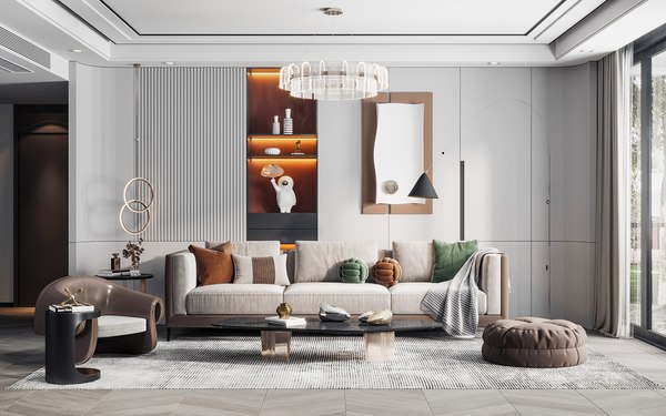 3D model Modern living room - TurboSquid 1819754