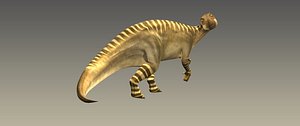 3d model animate iguanodon rig