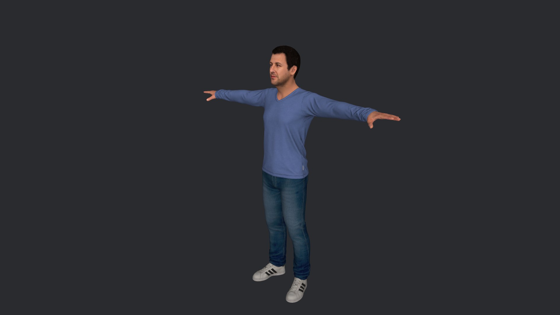 Adam Sandler Hyper Realistic Full Body Fully Rigged 3D Character 3D ...