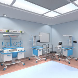 3D neonatology room