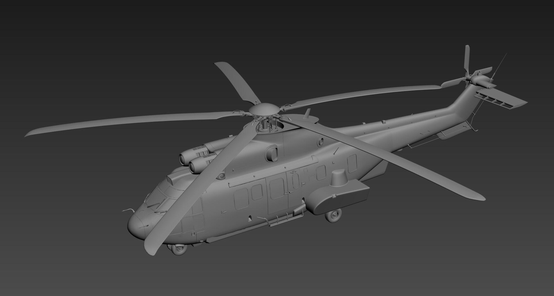 EC225LPhelicopter 3D model - TurboSquid 2127034