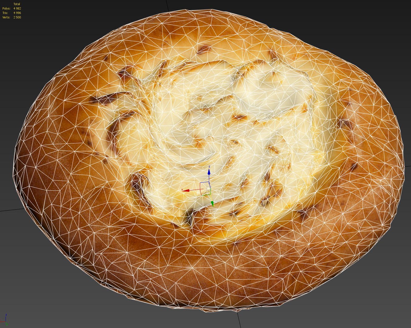 3D sweet bun cottage cheese https://p.turbosquid.com/ts-thumb/uY/JwAGdc/MugoJuMi/wire/jpg/1528208318/1920x1080/fit_q87/a137648a1a49aabfa87136ae68a2c8f7f434a0c8/wire.jpg