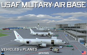 USAF Military Air base Vehicles & Planes